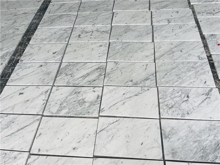 Bianco Carrara Tiles -American Project
